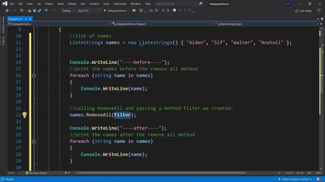 What is a C# Delegate and how does it help my code? + Example смотреть онлайн