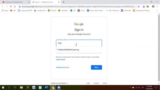 Logging In to GoogleClassroom смотреть онлайн