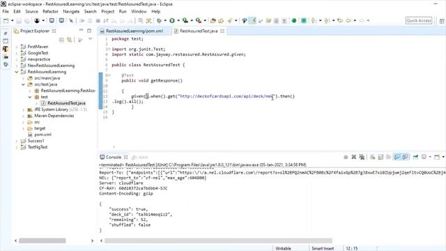 Working with real time public Rest API using Rest Assured | Coders Camp смотреть онлайн