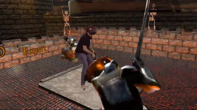 Sword Master VR in MIXED REALITY! - HTC Vive смотреть онлайн