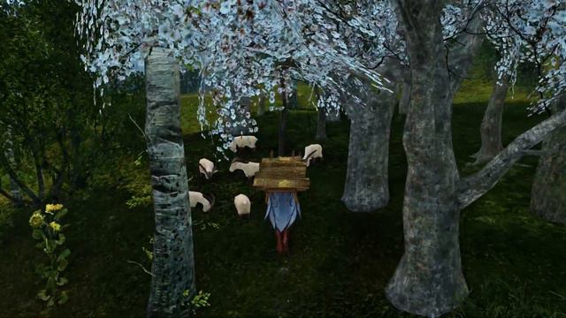 ArcheAge CBT5 - Eine Vogelscheuche wird gebaut / A scarecrow is built смотреть онлайн