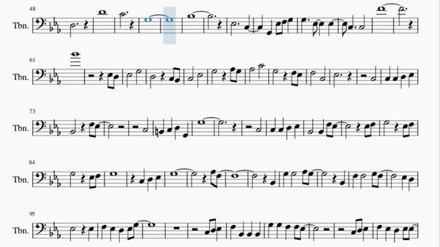 Trombone Sheet Music: How to play Kamado Tanjiro no Uta (Demon Slayer) смотреть онлайн