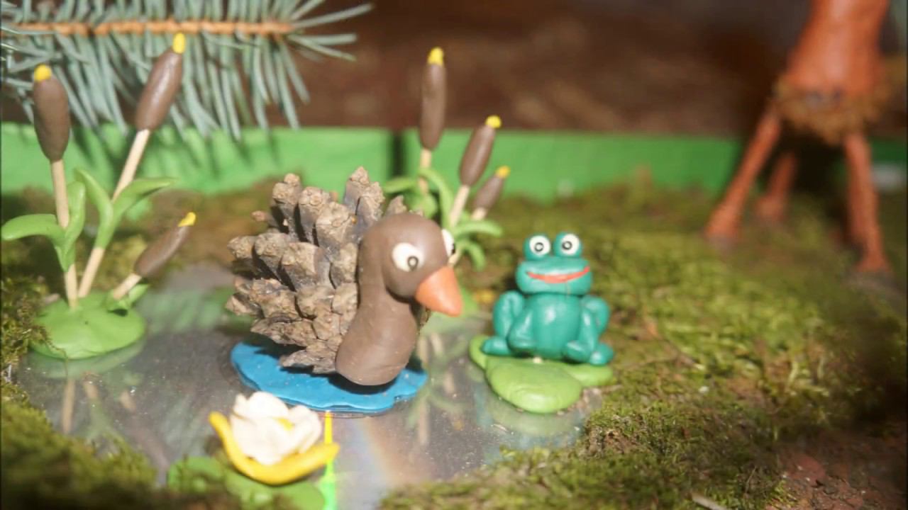 ПОДЕЛКА ИЗ ПРИРОДНОГО МАТЕРИАЛА ДЛЯ ДЕТСКОГО САДА | ОСЕННЯЯ ПОДЕЛКА | ПОДЕЛКИ С ДЕТЬМИ| ОСЕНЬ смотреть онлайн