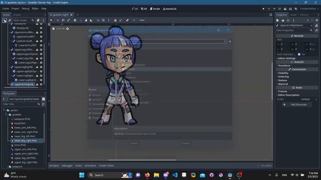 Godot 4 Skeleton2D Tutorial (Inverse Kinematics) смотреть онлайн