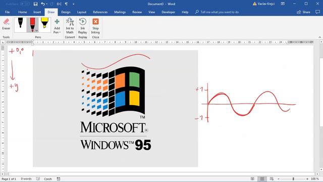 How to create Microsoft Windows 95 logo in Microsoft Word смотреть онлайн