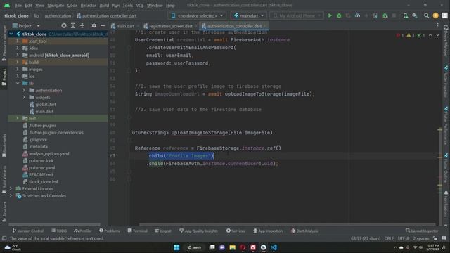 Upload Image to Storage Firebase Flutter | Get Download URL | Video Hosting Platforms TikTok Clone смотреть онлайн