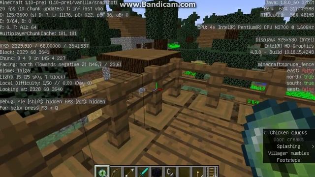 Еловая деревня! Minecraft 1.10 смотреть онлайн