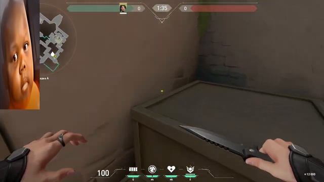 VALORANT: BUG (air stuck bomb) Валорант: БАГ ( застряла бомба) 2020.05.01 смотреть онлайн