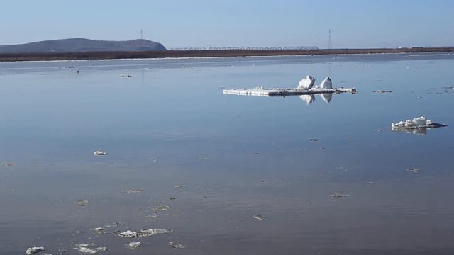 Ледоход 2015 в Комсомольске-на-Амуре смотреть онлайн
