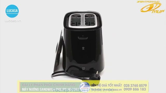 Máy nướng Sandwich Philips HD2582 смотреть онлайн