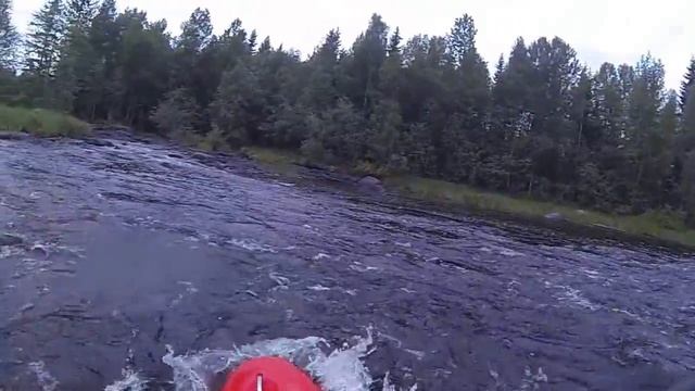 Река Охта, порог Ойнегайне, оверкиль смотреть онлайн