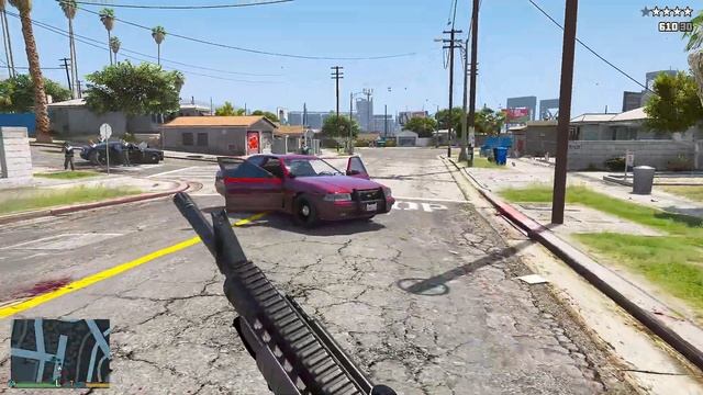 GTA 5 Brutal Grove Street Shootout ✯ Six Star Escape Vol.2 смотреть онлайн
