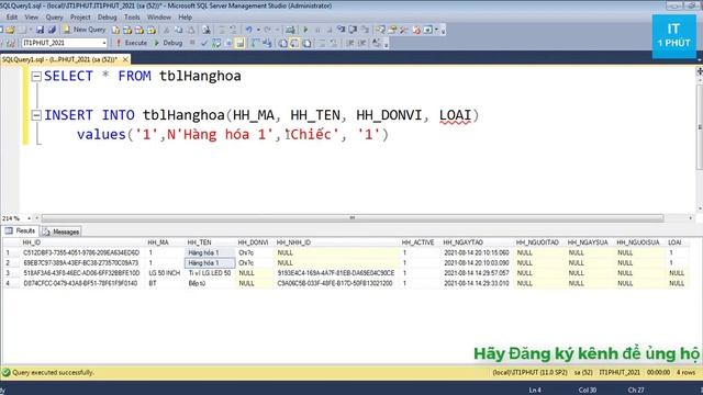 SQLServer: Lỗi lưu font unicode | Saving unicode font failed смотреть онлайн