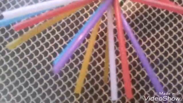 Поделки из коктейльных трубочек смотреть онлайн