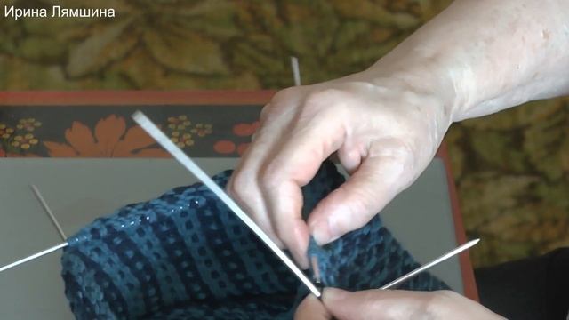 Как связать Шапку Ушанку, часть 1, вязание на спицах, Ирина Лямшина смотреть онлайн