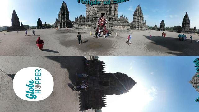 Prambanan temple Java Indonesia in 360 degrees смотреть онлайн