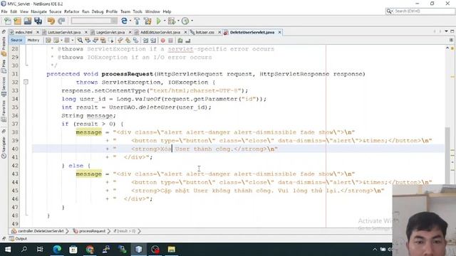 Java nâng cao - MVC Servlet 05 смотреть онлайн