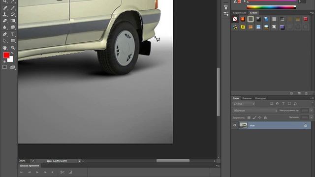 Уроки Фотошопа. Как занизить машину в фотошопе.