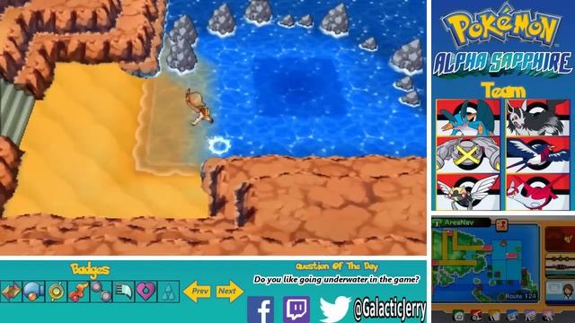 Pokémon Alpha Sapphire - Episode 48 - Diving Underwater on Route 124 - Gameplay Walkthrough смотреть онлайн
