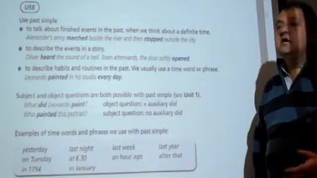 Simple past tense - Past continuous смотреть онлайн