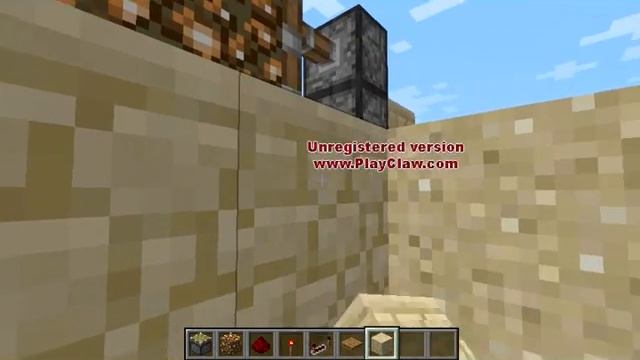 Minecraft Туториал по созданию двери из поршней смотреть онлайн