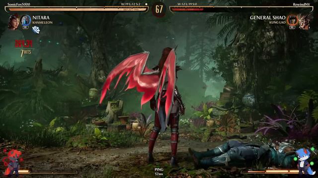 SonicFox - OD Khameleon Matches Vs Rewind's Shao【Mortal Kombat 1】 смотреть онлайн
