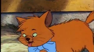 Aristocats Toulouse All Hissing and Spitting Reused Animation