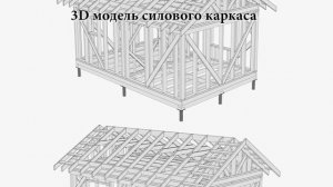 Проект каркасной бани 4 на 6 метра. "Строй и Живи"