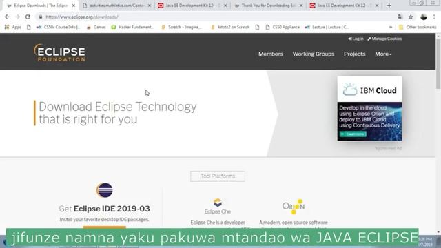 Java Easy Learning Programming Language | Swahili -East Africa - Jinsi ya kupakuwa Java Eclipse смотреть онлайн