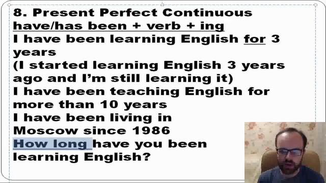 SHORT COURSES -12 ENGLISH TENSES ENGLISH GRAMMAR LESSONS FOR BEGINNERS AND INTERMEDIATE - смотреть онлайн