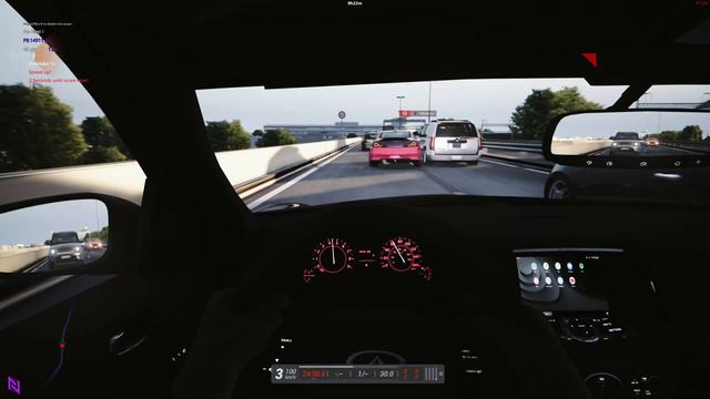 Driving through traffic | No Hesi | Assetto Corsa смотреть онлайн