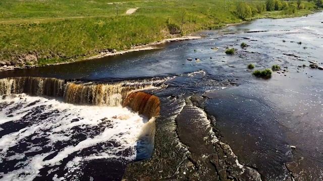 Тосненский и Саблинский водопады в Ленинградской области смотреть онлайн