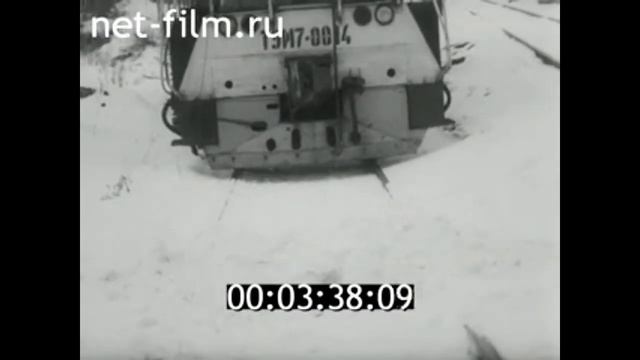 1982г. станция "Пермь - сортировочная". работа зимой. смотреть онлайн