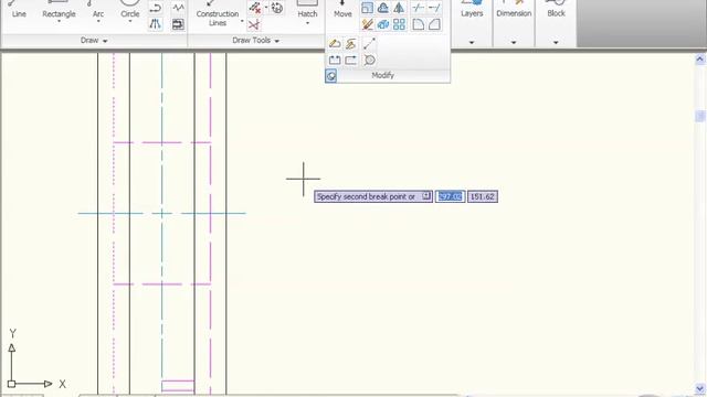 Autocad Mechanical: Editing Tools - Breaking Objects смотреть онлайн