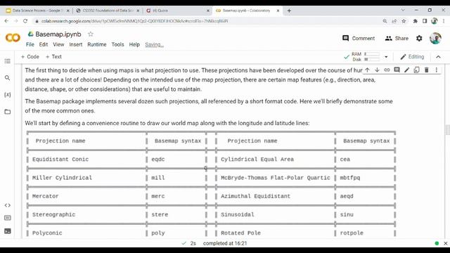 5.3 Geographic Data With Basemap in Tamil смотреть онлайн