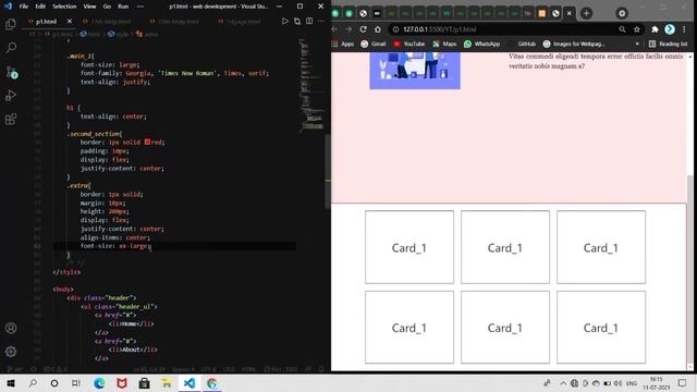 Simple Static Webpage Part-2 Html || Css and Bootstrap смотреть онлайн