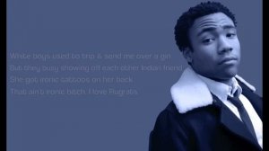 Childish Gambino - L.E.S. (Lyrics on Screen)