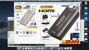 Тест платы видеозахвата 1080P HDMI to USB 3.0 Video Capture Card 60FPS