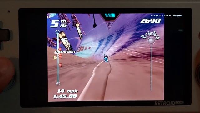 Retroid Pocket 3 Plus Performance Test - SSX Tricky (PS2)