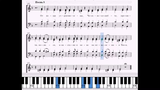 ИРМОСЫ ВЕЛИКОГО КАНОНА (муз. Дм. Бортнянского_КОНДАК_для ХОРА) смотреть онлайн