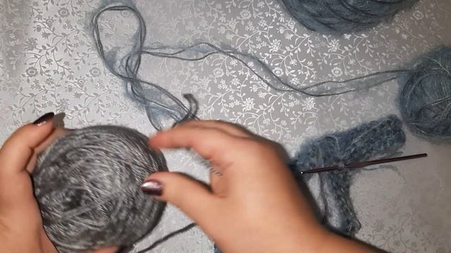 вязаное платье крючком и спицами ч.1 Вяжем с Nilena Sans dress crochet смотреть онлайн