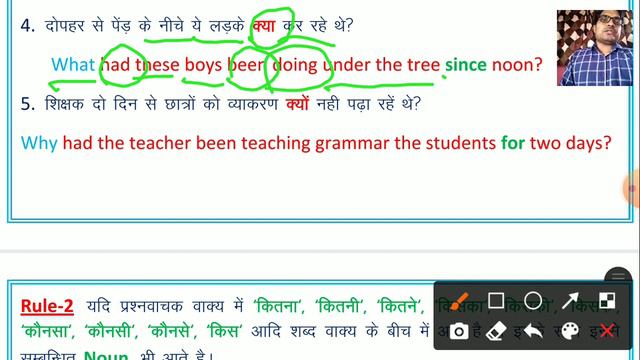 Past Perfect Continuous tense(Interrogative&wh-Interrogative sentence) смотреть онлайн