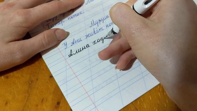 письмо перьевой ручкой