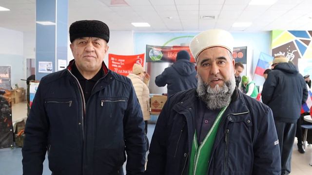 Имам мечети Новотроицка пожелал вернуться солдатам домой живыми и невредимыми смотреть онлайн