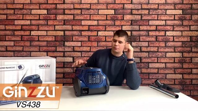Краткий обзор на циклонный пылесос от GINZZU. Model: VS438. смотреть онлайн