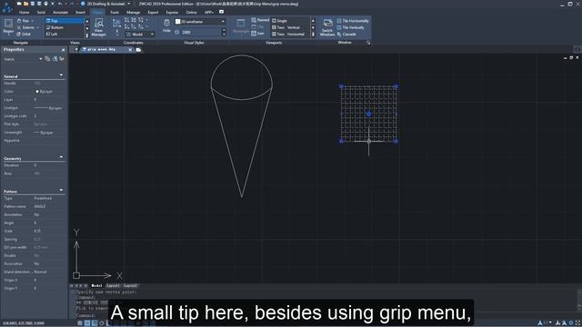 2019 SP1 Grip Menu for Polyline смотреть онлайн