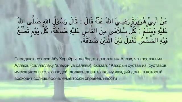 Хадис 26. Примирение людей между собой смотреть онлайн