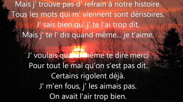 J'te l'dis quand même de Patrick Bruel interprété (cover) par Edith Martel смотреть онлайн