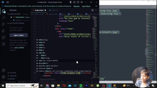 ?Build Responsive E-commerce Amazon Clone Using HTML & CSS смотреть онлайн