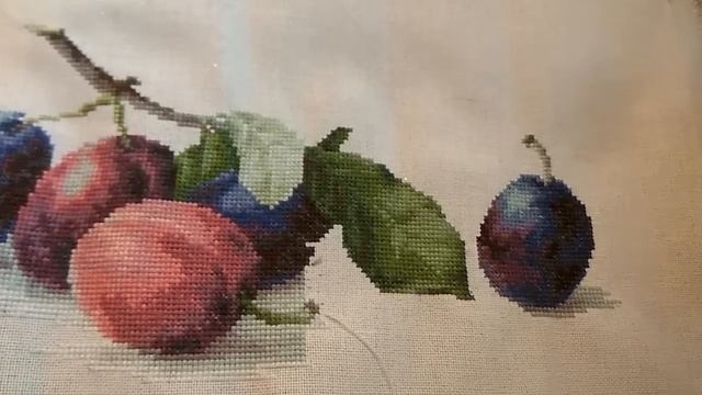 Вышивка:Сливы от Luca-S,МОИ ВПЕЧАТЛЕНИЯ смотреть онлайн